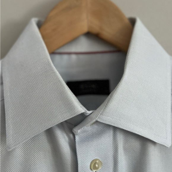 Eton Men's Sky Blue Dress Shirt - Picture 2 of 3